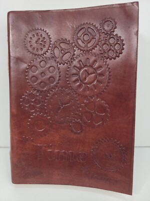 It's Time to Change Leather Carving Paper Journal-image