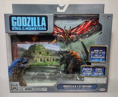 Godzilla King Of The Monsters Kings Collide Battle Pack Mothra 7pc Jacks 2019-image